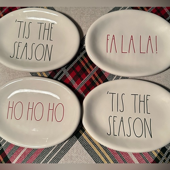 Rae Dunn Christmas Plates - Picture 3 of 5